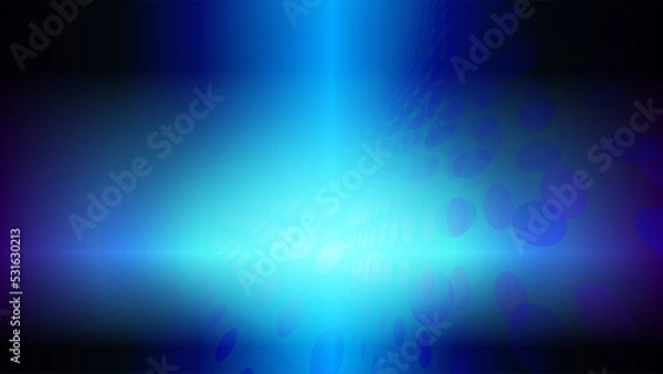 Fototapeta Abstract blue light and shade creative background illustration.