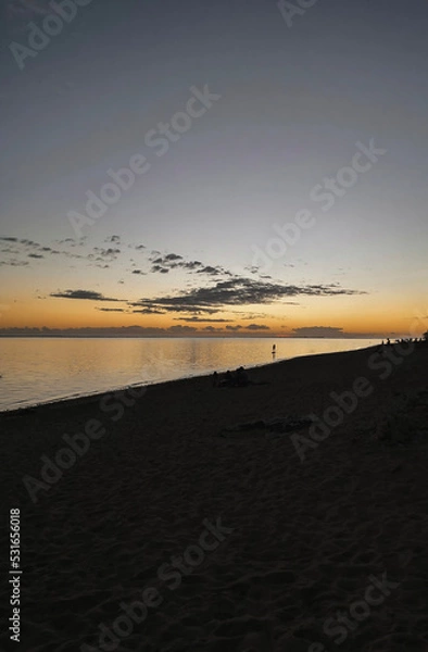 Obraz sunset on the beach