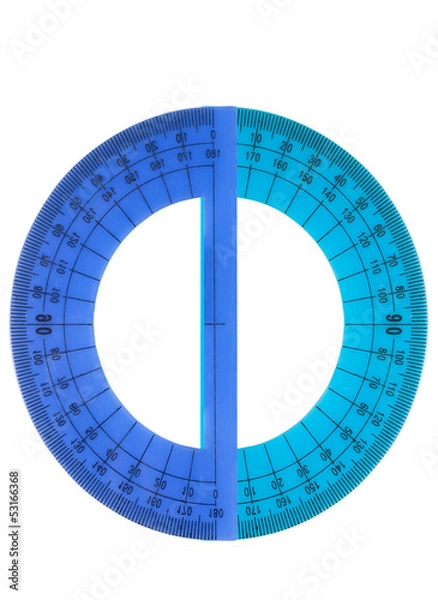 Obraz Alphabet rulers and protractors
