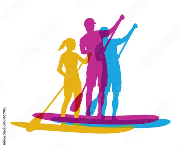 Obraz Stand up Paddling - 72