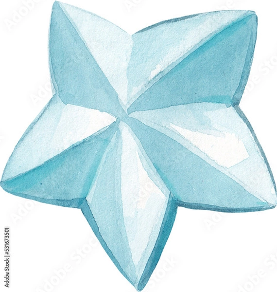 Fototapeta Watercolor christmass texture