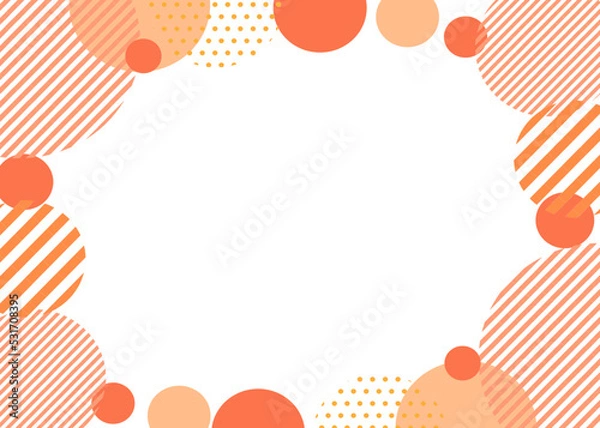 Fototapeta 幾何学フレーム　イラスト