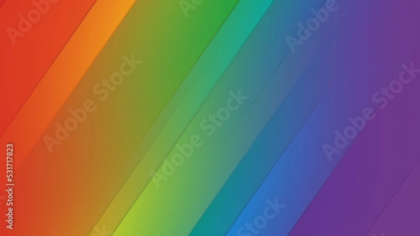 Obraz abstract vibrant slanting lines background. gradient design wallpaper. graphic illustration with speedily style texture and geometric strips pattern 3D illustration (1)