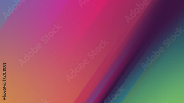 Obraz abstract vibrant slanting lines background. gradient design wallpaper. graphic illustration with speedily style texture and geometric strips pattern 3D illustration (1)