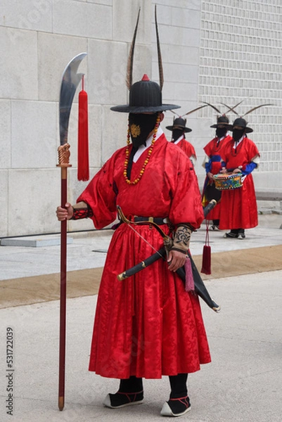 Fototapeta 서울 경복궁 수문장