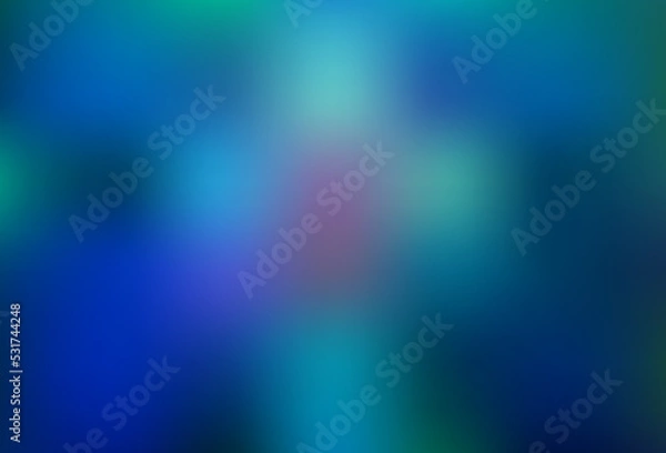 Fototapeta Light BLUE vector abstract bokeh pattern.