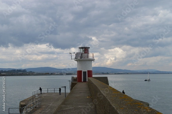 Obraz lighthouse on the pier