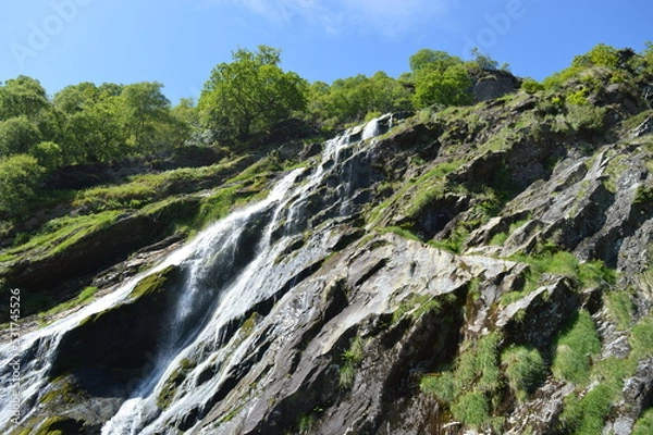 Obraz waterfall in the mountains