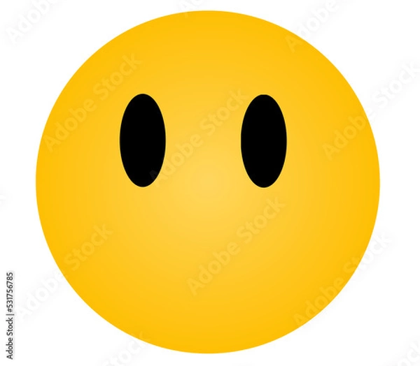 Obraz speechless emoji