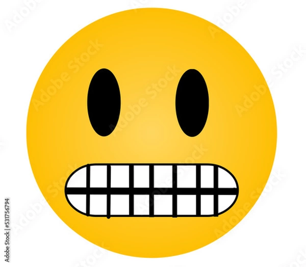 Obraz cringe emoji face