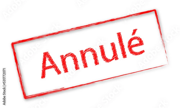 Obraz Tampon annulé