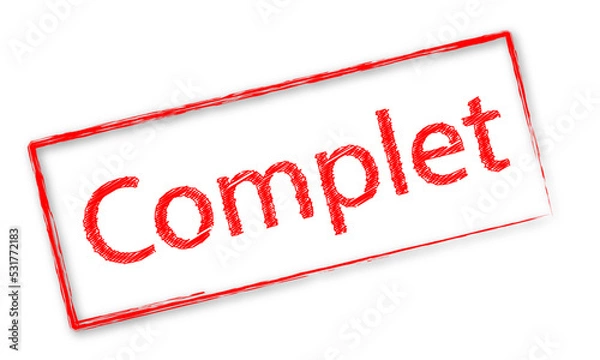 Obraz tampon complet