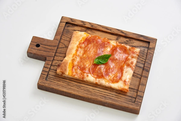 Obraz pizza on a board