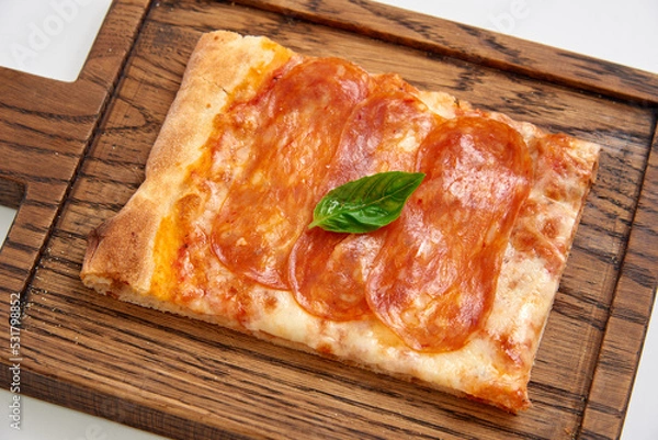 Obraz pizza on a board