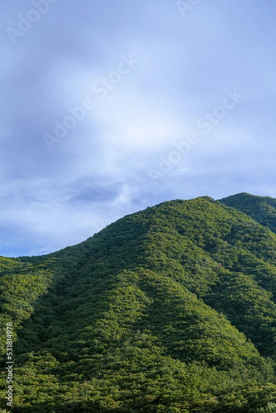 Obraz 산 구름 풍경사진