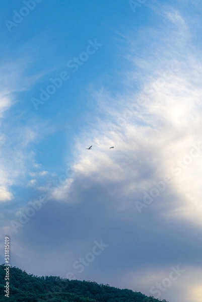 Obraz 구름 풍경사진