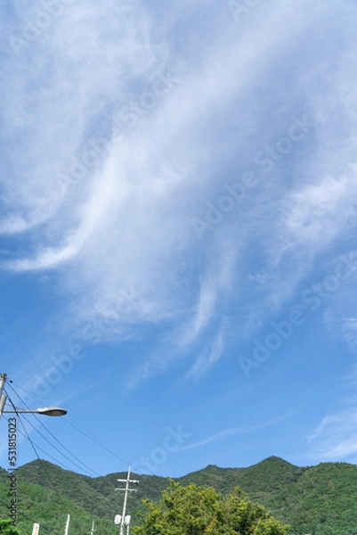 Obraz 구름 풍경사진