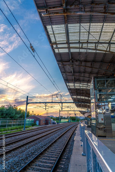 Obraz 지하철 철로