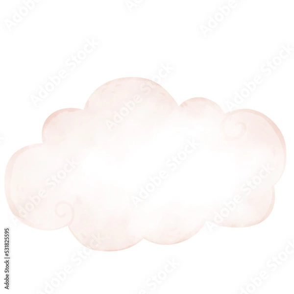 Obraz Watercolor cloud