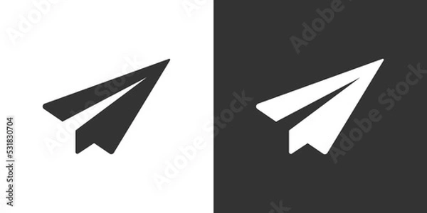 Fototapeta Paper Plan Icon