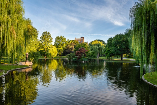 Obraz The historical landmarks and sites of Boston, Massachusetts.