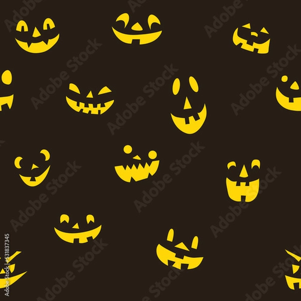Obraz Seamless Halloween pattern for decorations. Vector illustration.