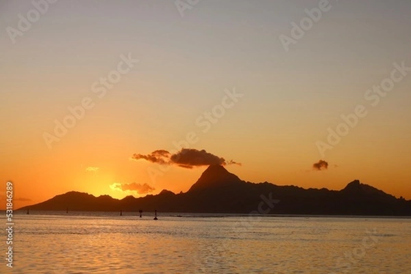 Obraz sunset on the beach