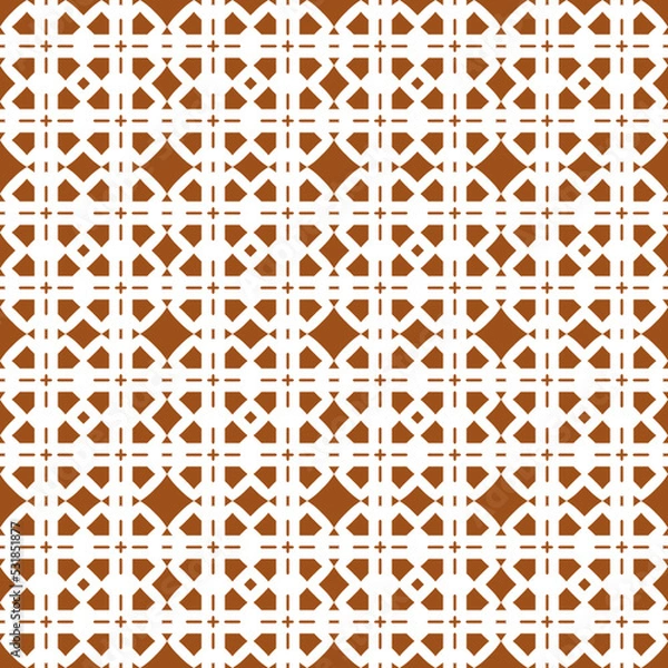 Fototapeta Geometric pattern. Seamless vector background. Ethnic graphic design.