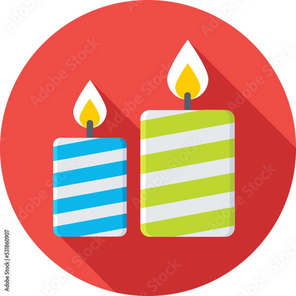Obraz Candle Vector Icon