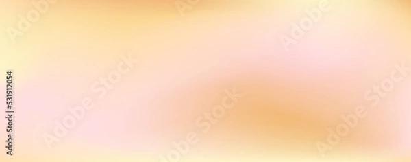 Obraz Delicate and light rose-peach gradient. Complex gradient of different colors, horizontal image. Vector gradient of matching colors, suitable for the internet and printing