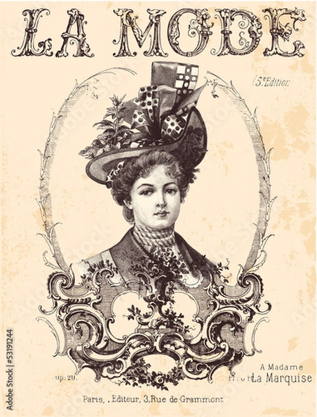 Fototapeta Fashion cover
