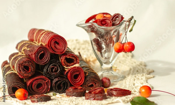 Obraz Пастила ручной работы  из ранеток декоративного сорта