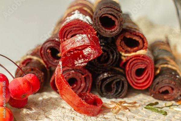 Obraz Пастила ручной работы  из ранеток декоративного сорта