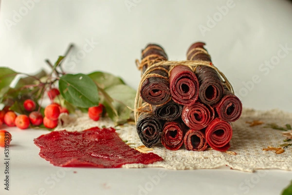 Obraz Пастила ручной работы  из ранеток декоративного сорта