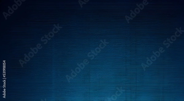 Fototapeta Old wall pattern texture cement blue dark abstract blue color design with black gradient background.