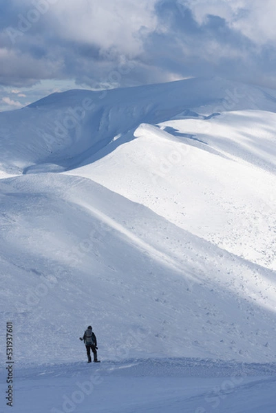 Obraz Winter mountain hike