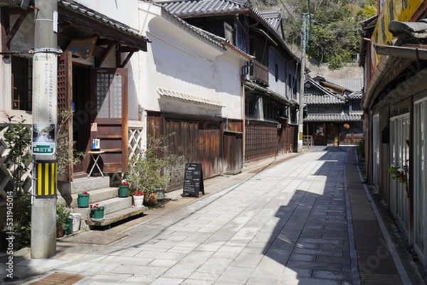 Obraz 広島県竹原の街並み