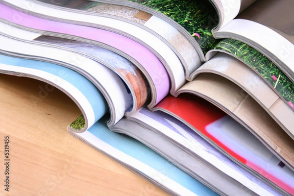 Obraz open magazines