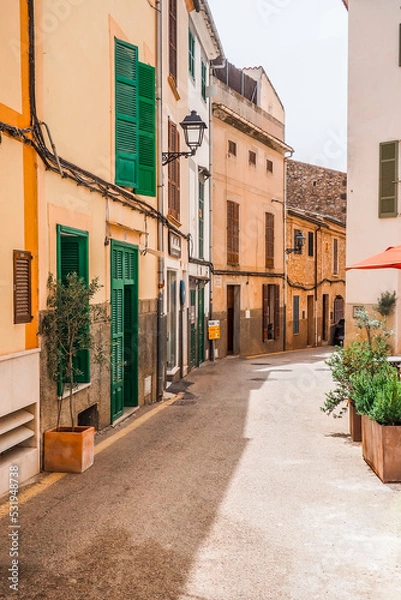 Obraz Schmale Gasse in einem spanischen Dorf