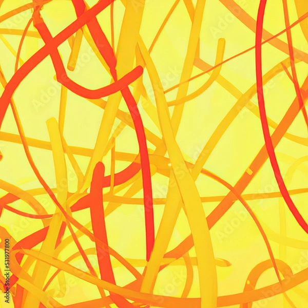 Obraz Abstract organic lines wallpaper background illustration autumn colors  honey shapes