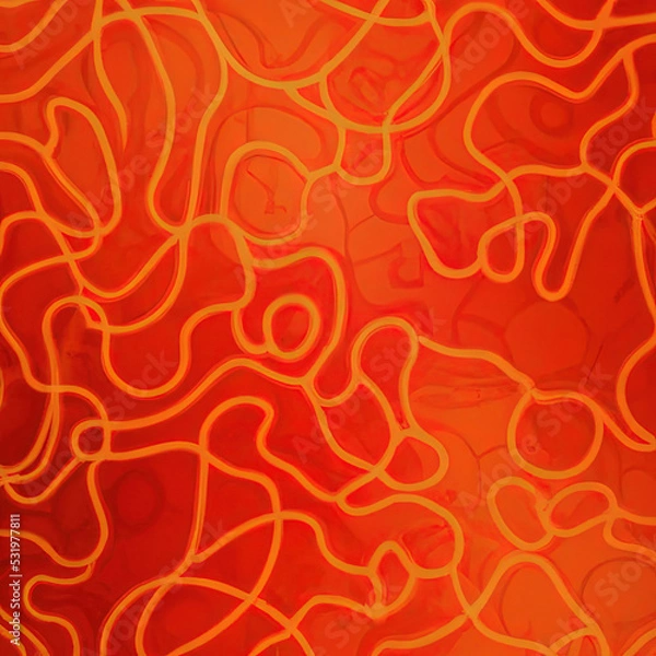 Obraz Abstract organic lines wallpaper background illustration autumn colors  honey shapes