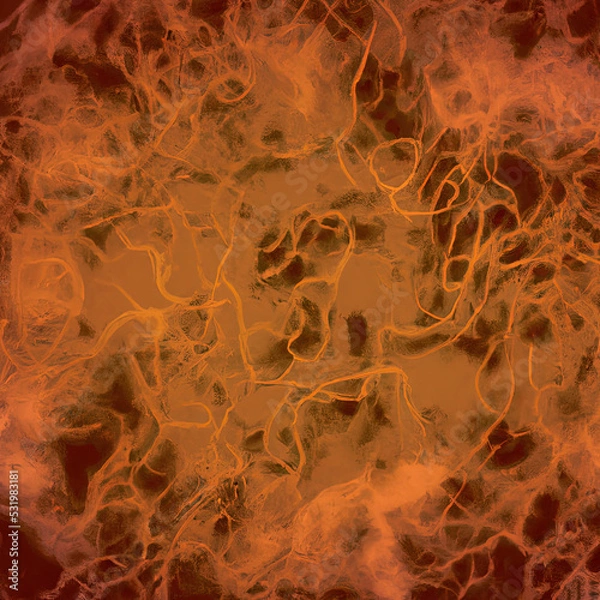 Obraz abstract organic lines flames fire burnt shapes branches roots wallapaper background texture design