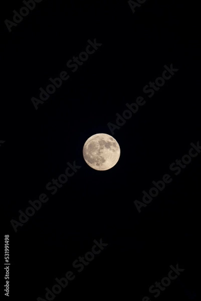Obraz Moon in the dark sky