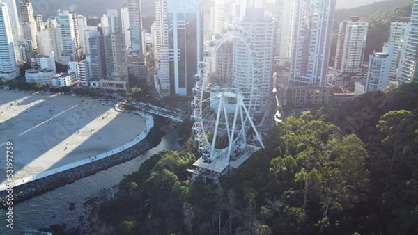 Fototapeta Vista ao mar balneario camburiu 