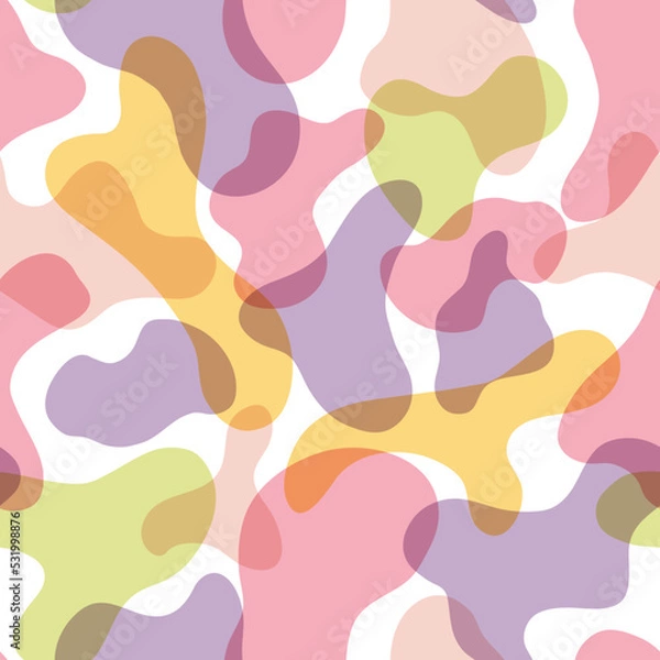 Fototapeta Art Minimal Hand Drawn Vector Seamless Pattern