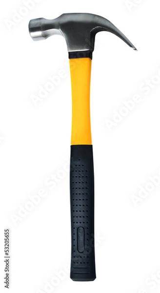 Fototapeta Hammer isolated over white background