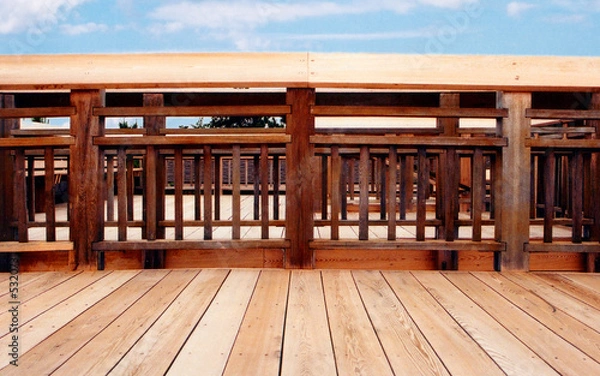 Obraz wooden deck