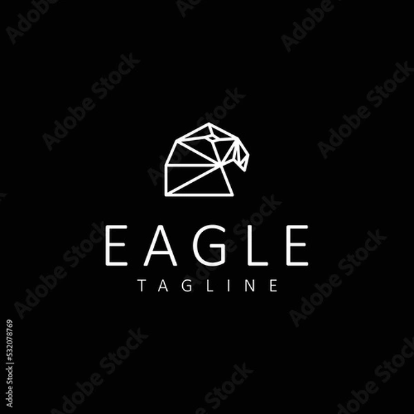 Obraz Eagle logo design icon tamplate