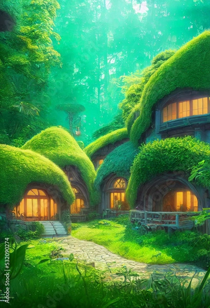 Obraz house in the forest