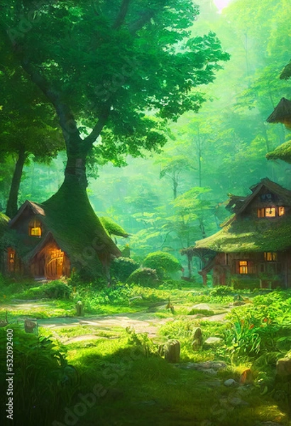 Obraz house in the forest